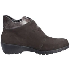 Waldläufer Damen Comfort Stiefelette Klassische Stiefeletten - Grau -Ausgewählte Fashion Boots-Geschäfte 10223204 05