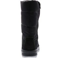 Damen Kurschaft Winterstiefel Snowboots Schwarz - Schwarz -Ausgewählte Fashion Boots-Geschäfte 10408340 02
