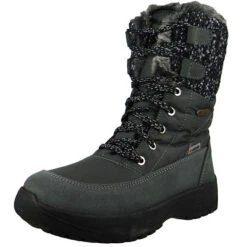 Damen Winterstiefel Winterboots Spikes 7927 Chantal LS TX OC Schwarz Anthrazit Winterstiefel - Schwarz -Ausgewählte Fashion Boots-Geschäfte 10435750 07