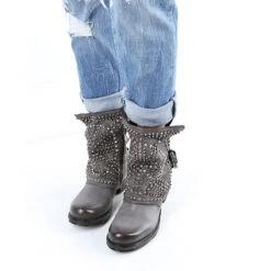 A.S.98 Damen Stiefelette Klassische Stiefeletten - Grau -Ausgewählte Fashion Boots-Geschäfte 11297428 06