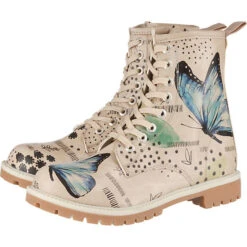 Boots - Use Your Wings Schnürstiefel - Beige