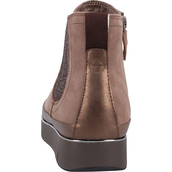 Tamaris Stiefelette Keilstiefel - Taupe 7 Tamaris Stiefelette Keilstiefel - Taupe – Bild 5