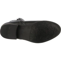 Gold Zipper Stiefeletten - Schwarz -Ausgewählte Fashion Boots-Geschäfte 14886038 07