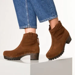 Inken Plateau-Stiefeletten - Cognac -Ausgewählte Fashion Boots-Geschäfte 14937345 02