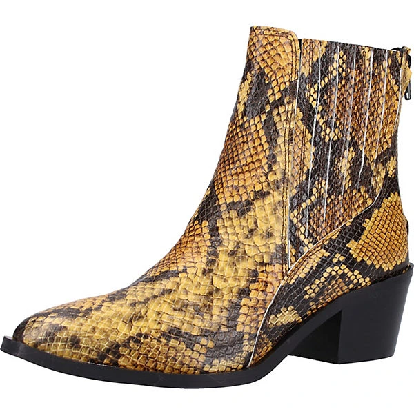 Stiefelette Biker Boots - Gelb 3 Stiefelette Biker Boots - Gelb