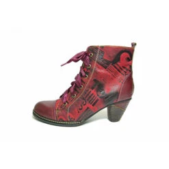 Laura Vita Stiefelette - Rot -Ausgewählte Fashion Boots-Geschäfte 15776405 02