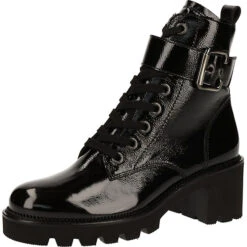 Paul Green Stiefelette Schnürstiefeletten - Schwarz