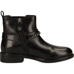 Geox Stiefelette Biker Boots - Schwarz -Ausgewählte Fashion Boots-Geschäfte 16279946 04
