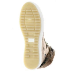 Damen Kurzschaft Winterstiefel Snowboots Stiefeletten Kunstfell Reptilienoptik Gefüttert Gold/bronze - Gold -Ausgewählte Fashion Boots-Geschäfte 17892285 03