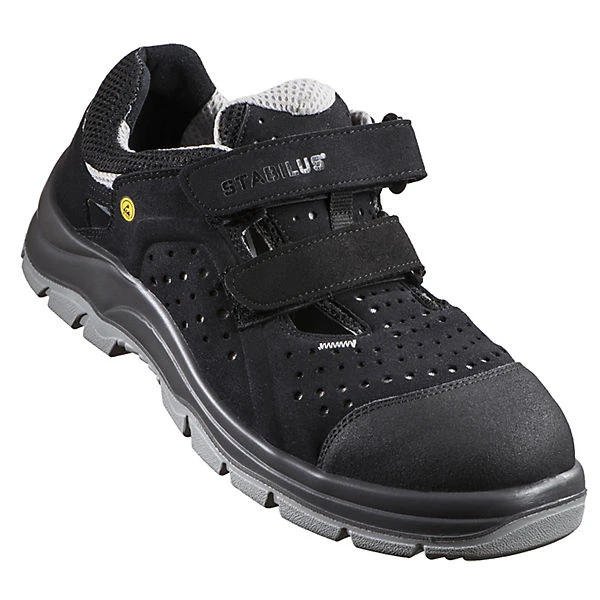 ESD Sicherheitssandale HENRY AIR S1P Sicherheitssandalen - Schwarz/grau 3 ESD Sicherheitssandale HENRY AIR S1P Sicherheitssandalen - Schwarz/grau