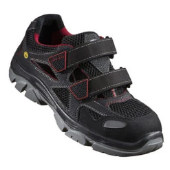 ESD Sicherheitssandale THILO AIR S1 Sicherheitssandalen - Schwarz/rot