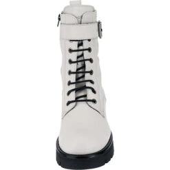 Cleo 1a Schnürstiefeletten - Weiß -Ausgewählte Fashion Boots-Geschäfte 19570310 04