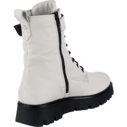 Cleo 1a Schnürstiefeletten - Weiß -Ausgewählte Fashion Boots-Geschäfte 19570310 05