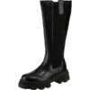J&F Chunky High Boots - Schwarz -Ausgewählte Fashion Boots-Geschäfte 19908897 01