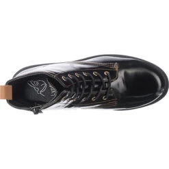 Smooth 6 Eye Boot Schnürstiefeletten - Schwarz -Ausgewählte Fashion Boots-Geschäfte 20030853 06