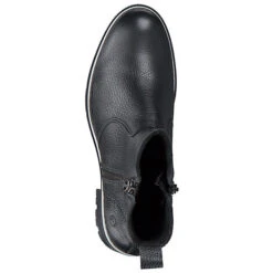 Tamaris Damen Elegante Stiefelette 1-25492-25 Schwarz 001 BLACK Leder Mit TOUCH-IT Ankle Boots - Schwarz -Ausgewählte Fashion Boots-Geschäfte 20037768 06