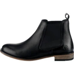 Flache Casual Leder Chelsea Boots -Ausgewählte Fashion Boots-Geschäfte 20040847 03