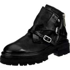 A.S.98 A59209-0101 Biker Boots - Schwarz