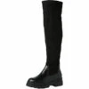 Marco Tozzi Earth Edition Overknee Overknee-Stiefel - Schwarz -Ausgewählte Fashion Boots-Geschäfte 21243833 01