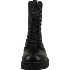 British Knights Damen Elegante Stiefelette Blake High B48-3636 Schwarz 01 Black Kunstleder Ankle Boots - Schwarz -Ausgewählte Fashion Boots-Geschäfte 22107360 05