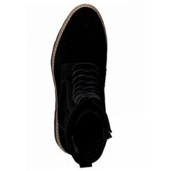 Tamaris Damen Elegante Stiefelette 1-26262-27 Schwarz 007 Black Uni Leder Ankle Boots - Schwarz -Ausgewählte Fashion Boots-Geschäfte 22224157 03