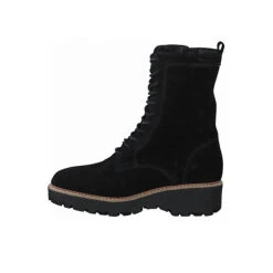 Tamaris Damen Elegante Stiefelette 1-26262-27 Schwarz 007 Black Uni Leder Ankle Boots - Schwarz -Ausgewählte Fashion Boots-Geschäfte 22224157 05