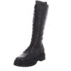 MJUS Damen Stiefel Schuhe Doble Stiefel Elegant Freizeit Glattleder Uni Schnürstiefel - Schwarz -Ausgewählte Fashion Boots-Geschäfte 22337536 01