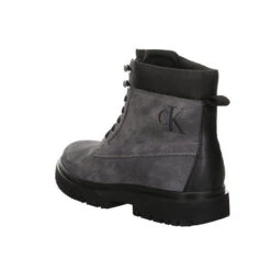 Calvin Klein LUG Mid Laceup Boot HIKE Leder-/Textilkombination Uni Ankle Boots - Grau -Ausgewählte Fashion Boots-Geschäfte 22341440 04