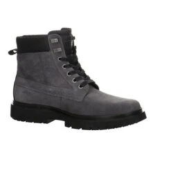 Calvin Klein LUG Mid Laceup Boot HIKE Leder-/Textilkombination Uni Ankle Boots - Grau -Ausgewählte Fashion Boots-Geschäfte 22341440 06