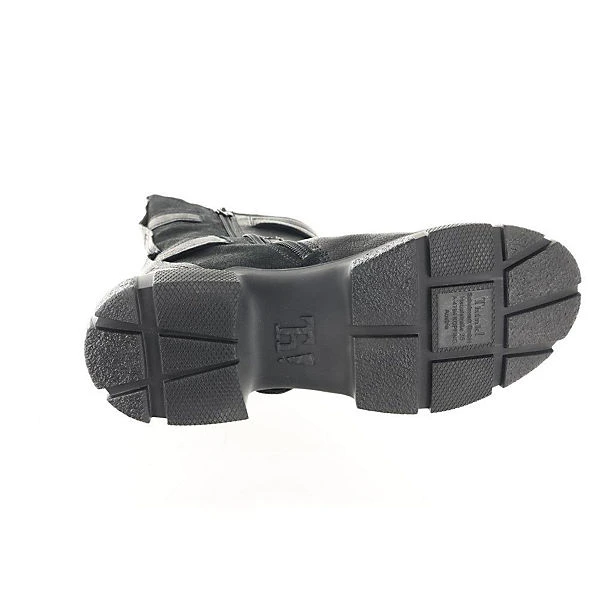 Think! Stiefeletten Schwarz Schnürstiefel - Schwarz 9 Think! Stiefeletten Schwarz Schnürstiefel - Schwarz – Bild 7