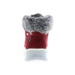 Damen Kurzschaft Winterstiefel Snowboots Stiefeletten Kunstfell Gefüttert Rot/dunkelrot - Rot -Ausgewählte Fashion Boots-Geschäfte 23616587 02