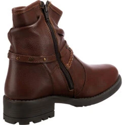 Derbe Schnallen Leder Boots Winterstiefeletten -Ausgewählte Fashion Boots-Geschäfte 24666432 05