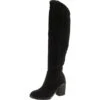 J&F Overknee-Stiefel - Schwarz