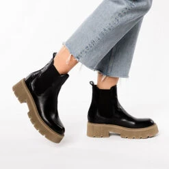 J&F Chelsea Boots - Schwarz -Ausgewählte Fashion Boots-Geschäfte 25025472 02