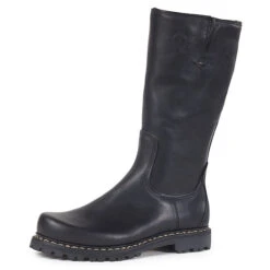 Vroni Zwiegenähter Stiefel Von Hand Gefertigt In Eigener Manufaktur - Schwarz