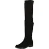 Caprice Black Stretch Overknee-Stiefel