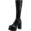 Call It Spring Jodiee Vegan Plateau-Stiefel - Schwarz -Ausgewählte Fashion Boots-Geschäfte 26028574 01