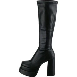 Call It Spring Jodiee Vegan Plateau-Stiefel - Schwarz -Ausgewählte Fashion Boots-Geschäfte 26028574 03