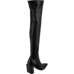 Call It Spring Nadiaa Vegan Overknee-Stiefel - Schwarz -Ausgewählte Fashion Boots-Geschäfte 26028593 05