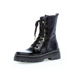 Gabor Stiefel Biker Boots - Schwarz