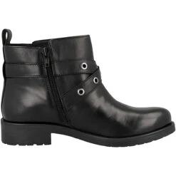 Geox D Rawelle C Boots Damen Biker Boots - Schwarz -Ausgewählte Fashion Boots-Geschäfte 26396922 03