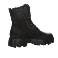 MJUS Damen Stiefeletten Schuhe Schnürstiefelette Elegant Freizeit Lederkombination Uni Schnürstiefeletten - Schwarz -Ausgewählte Fashion Boots-Geschäfte 26627244 05