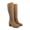 Peta Suede Klassische Stiefel - Taupe -Ausgewählte Fashion Boots-Geschäfte 27071204 01