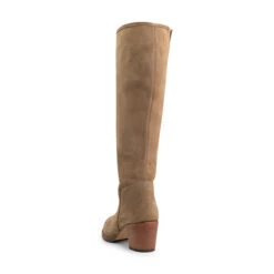 Peta Suede Klassische Stiefel - Taupe -Ausgewählte Fashion Boots-Geschäfte 27071204 06