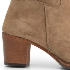 Peta Suede Klassische Stiefel - Taupe -Ausgewählte Fashion Boots-Geschäfte 27071204 08