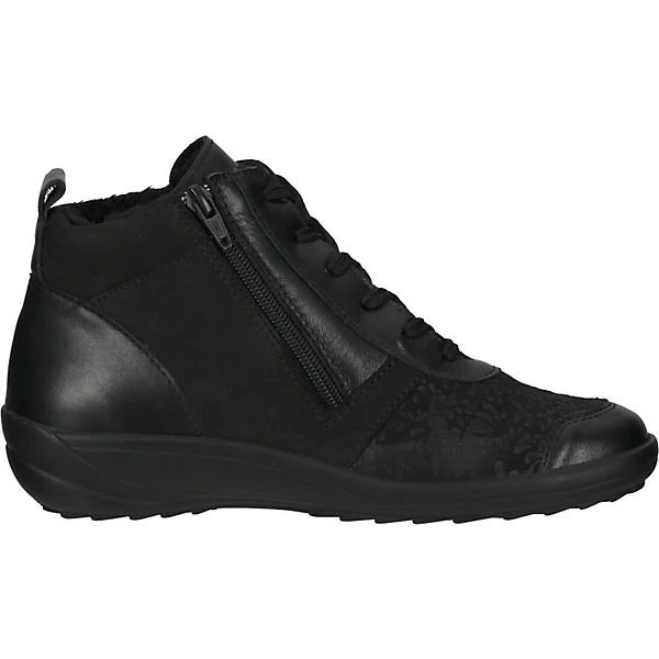 Stiefelette Schnürstiefeletten - Schwarz 6 Stiefelette Schnürstiefeletten - Schwarz – Bild 4