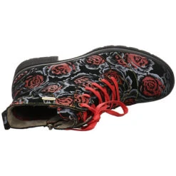 Laura Vita Damen Stiefeletten Schuhe Kalineo Schnürstiefelette Elegant Freizeit Glitzerdetails Glattleder Geblümt Schnürstiefeletten -Ausgewählte Fashion Boots-Geschäfte 27298646 08