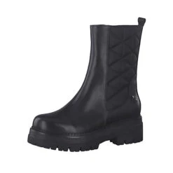Marco Tozzi Damen Elegante Stiefelette By GMK Guido Maria Kretschmar 2-86402-29 Schwarz 066 Black Nappa Leder Und Textil Ankle Boots - Schwarz -Ausgewählte Fashion Boots-Geschäfte 27481756 02