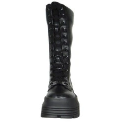 Buffalo Damen Sportliche Stiefel Winterschuhe Ava Lace Up HI 1224018 Schwarz Black Kunstleder Mit Perfect Fit Durch Memory Foam Klassische Stiefel - Schwarz 14 Buffalo Damen Sportliche Stiefel Winterschuhe Ava Lace Up HI 1224018 Schwarz Black Kunstleder Mit Perfect Fit Durch Memory Foam Klassische Stiefel - Schwarz -Ausgewählte Fashion Boots-Geschäfte 27684570 06