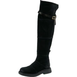 A.S.98 Overknee-Stiefel - Schwarz